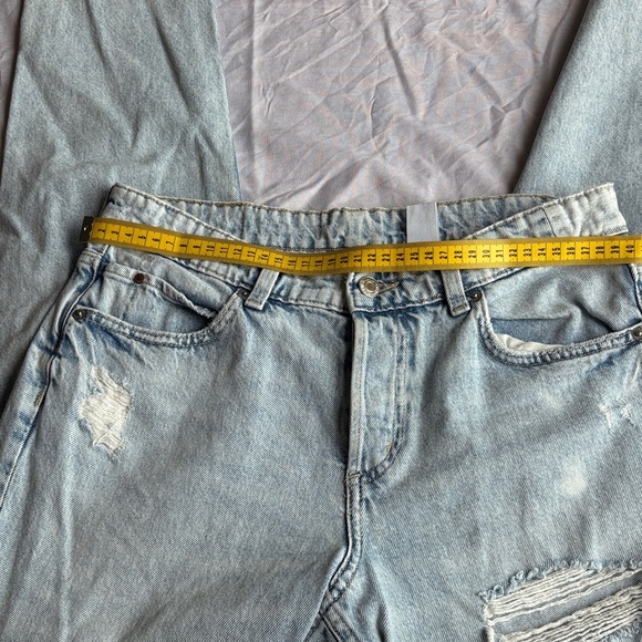 1822 Denim Ripped Light Blue Jeans - Picture 14 of 16